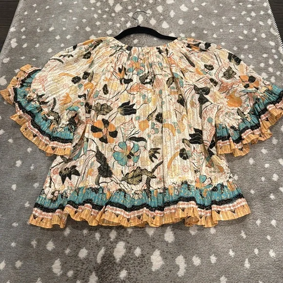 ULLA JOHNSON Pearl Flora Alessia Top size 8 - Picture 4 of 6